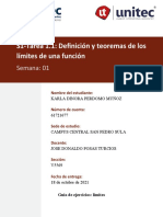 S1 - Guía de Ejercicios Sobre Límites para Tarea 1.1