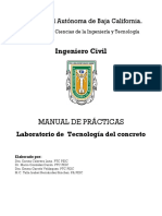 Manual de Prácticas de Tecnología Del Concreto