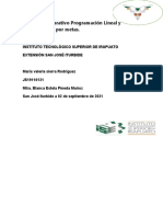 Cuadro Comparativo Programación Lineal y Programación Por Metas. Maria Valeria Sierra