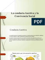 La Conducta Asertiva y La Convivencia Social