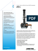 Friction Test To ASTM, ISO and TAPPI Standards: Self-Contained Friction Tester