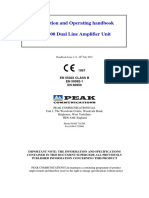 Installation and Operating Handbook DLA200 Dual Line Amplifier Unit