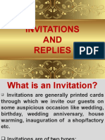 Invitations & Replies