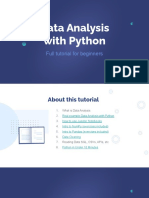 Data Analysis With Python - FreeCodeCamp