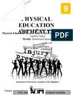 Physical Education and Health Module (Fourth Grading)