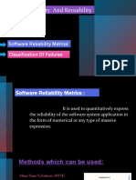 Software Reliability and Reusability