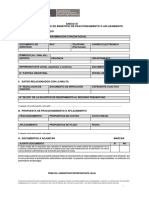 Formato de Solicitud de Beneficio de Fraccionamiento o Aplazamiento