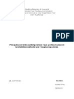 Principales Corrientes Contemporáneas y Sus Aportes Al Campo de La Rehabilitación (Fisioterapia y Terapia Ocupacional) .