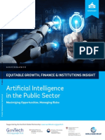 WORLD BANK Artificial Intelligence in The Public Sector Maximizing Opportunities Managing Risks