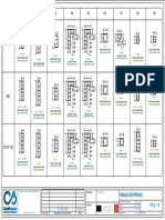 Ecole - Post Tension - Feuille - P03 - TABLEAU DES POTEAUX