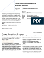 Minitab-Etude de L'instrumentation R&R