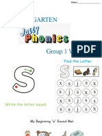 Kindergarten Jolly Phonics Pupil Book