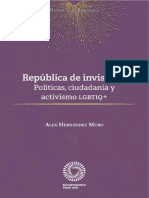 Republica de Invisibles Politicas Ciudadania y Activismo LGTB - Alex Hernández