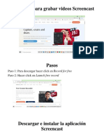 Aplicación para Grabar Videos Screencast Práctica 4 2021 3