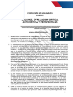 Frente Amplio - BORRADOR de 'Documento de Balance, Crítica, Autocrítica y Perspectiva'