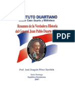 José Joaquín Pérez Saviñón - Verdadera Historia de Juan Pablo Duarte