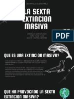 La Sexta Extincion Masiva