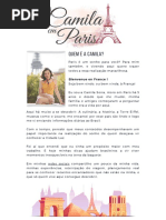 Ebook Checklist Paris Camila em Paris