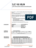 CLC 18.10LN: A Nitrogen Containing 18Cr-10Ni Austenitic Stainless Steel (304LN Grade)