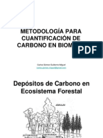 Metodología para Cuantificación de Carbono en Biomasa