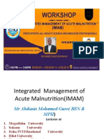 Management of Acute Malnutrition