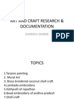 Art and Craft Research & Documentation