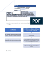 Tarea Ii Metodo y Metodologia