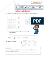 Ficha de Trabalho Com Frações 4º Ano