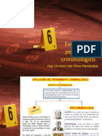 Evolución Del Pensamiento Criminológico