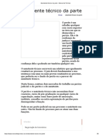 Assistente Técnico Da Parte - Manual de Perícias