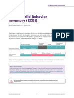 Eyberg Child Behavior Inventory (ECBI) : 36-Item Parent Report of 2-16-Year-Olds