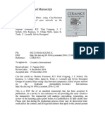 2016-YOUMOUE-Design of Ceramic Filters Using Clay - Sawdust Composites - Effect of Pore Network On The Hydraulic Permeability