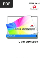 Roland VersaWorks Quickstar Guide