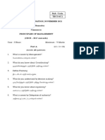 Fourth Semester Commerce Principles of Management (CBCS - 2017 Onwards)