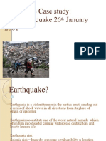 Earthquake Case Study