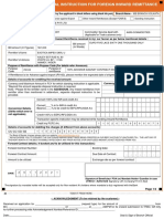 BOB Foreign Inward Remittances Application Form 20 06 2020