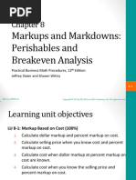 Chapter 8. Markups and Markdowns