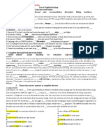 Use of English/Reading: Module 5 Holidays and Tourism