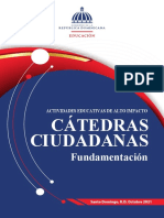 Fundamentación de Cátedra Ciudadana