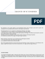 Performance of IC Engines