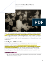 Historical Background of Indian Constitution