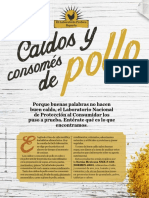 Estudios de Calidad Caldos y Consomes de Pollo