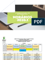 Horários 2020.1 LM