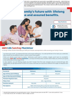 HDFC Life Sanchay Maximizer One Pager 2 - V2