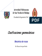 Clasificación Geomecánica