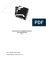 Ensayo-Aplicaciones de La Geometría Analítica en La Arquitectura - Sebastian Zapata