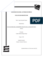  Ensayo APLICACIONES DE LA GEOMETRÍA ANALÍTICA EN LA ARQUITECTURA