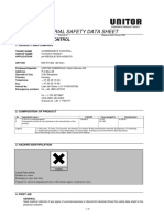 Material Safety Data Sheet: Condensate Control