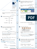 Year 7 Autumn 4 Place Value Mini Assessment Answers A