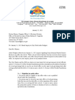 North Las Vegas Letter Regarding Pamela Goynes-Brown Run For Mayor. CNLV's Response Letter To Nevada Secretary of State Elections Divison